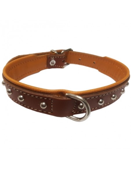 COLLAR CON ADORNO 25X55MM TOST/NATURAL