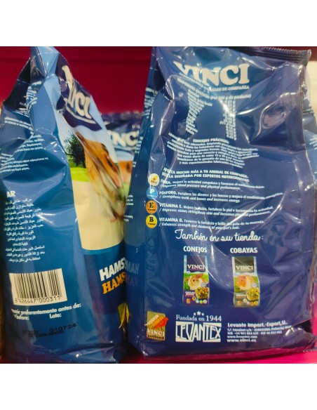 HAMSTER Y ARDILLAS VINCI 1 KG.