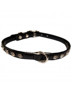 COLLAR SHINY (10x300mm) NEGRO