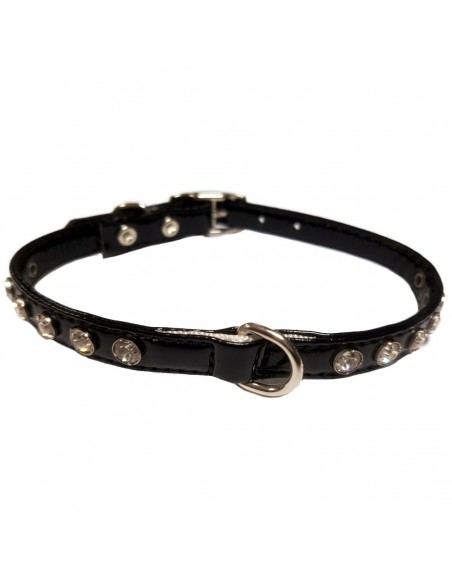 COLLAR SHINY (10x300mm) NEGRO