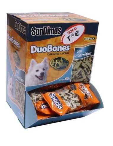 DUOBONES CORDERO Y ARROZ 60 GR. CAJA 40 UDS.