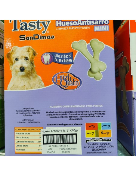 HUESO ANTISARRO M. 1X40 GR. CAJA 40 UND.