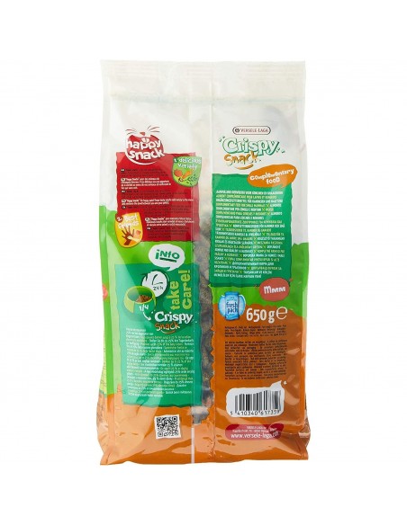 CRISPY SNAK FIBRAS 650 GR. VERSELE-LAGA
