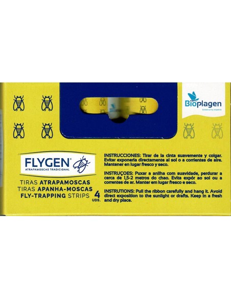 TIRAS ATRAPAMOSCAS Esctuche 4 UDS.FLYGEN