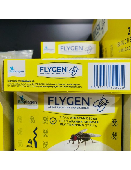 TIRAS ATRAPAMOSCAS Esctuche 4 UDS.FLYGEN