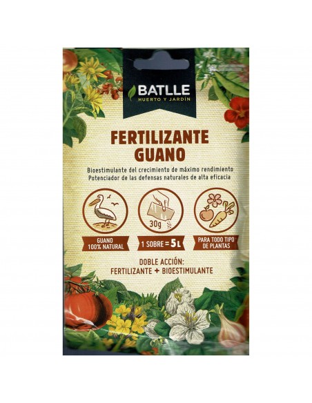 FERT.GUANO SOBRE 5LTS.AGUA
