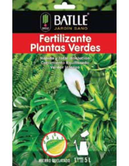 FERT.PLANTAS VERDES SOBRE 5 LTS.