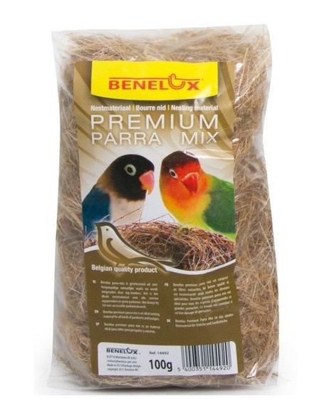 PELO PREMIUN MIX "Agapornis "100 gr. Benelux