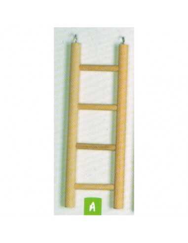 ESCALERA MADERA 4 ESCAL.10.5cm.x25cm.Alto.