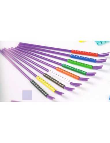 ANILLA PLAST. AGAPORNIS 4MM.NUMERADAS 10UDS.