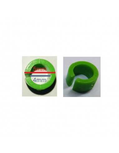 ANILLA PLAST. AGAPORNIS 4MM.NUMERADAS 10UDS.