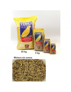 CANARIOS SIN AVENA VINCI 5 KG.