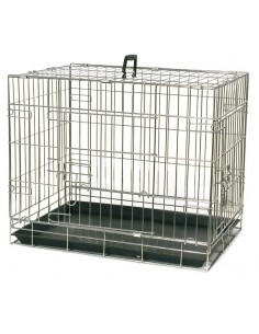 JAULA PLEGABLE M 75,5x56,5x63cm.
