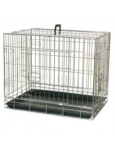 JAULA PLEGABLE M 75,5x56,5x63cm.