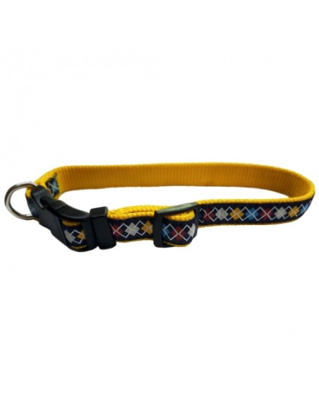 COLLAR DIAMANTES 20X350-500MM AZUL