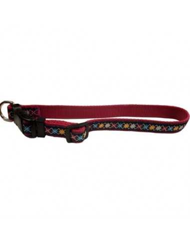 COLLAR DIAMANTES 20X350-500MM AZUL