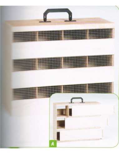 TRANSPORTIN MADERA 12 H.43X17X34CM.ALTO.