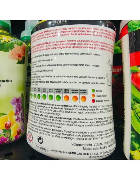 FERT.PLANTAS ACIDAS Y DELICAD.400ML FERT.PLANTAS ACIDAS Y DELICAD.400ML