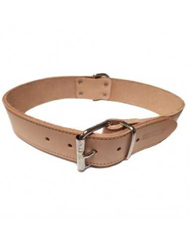 COLLAR CUERO LISO 15X350MM.NEGRO S.D