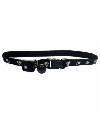 COLLAR AJUSTABLE CASCABEL 10x200-300 T/MINI. NEGRO
