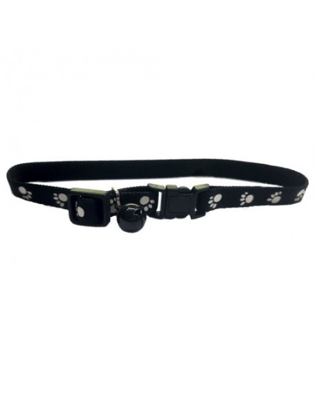 COLLAR AJUSTABLE CASCABEL 10x200-300 T/MINI. NEGRO
