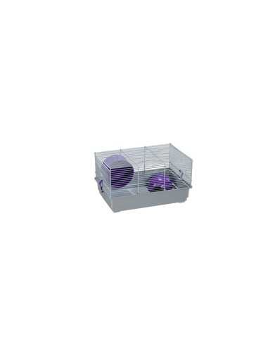 JAULA HAMSTER RUSO 113 GRIS 39x25.5x22cm