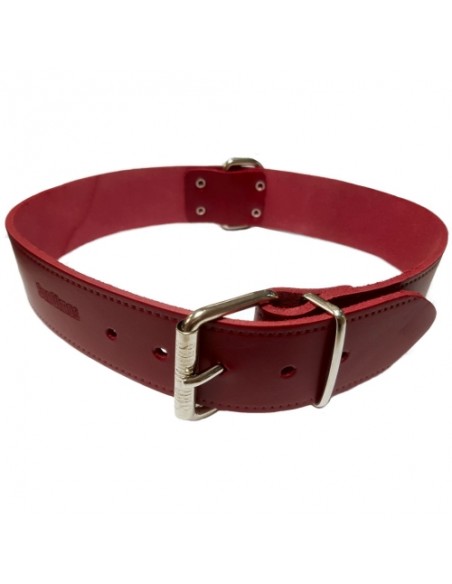 COLLAR CUERO LISO 12x300mm. NATURAL