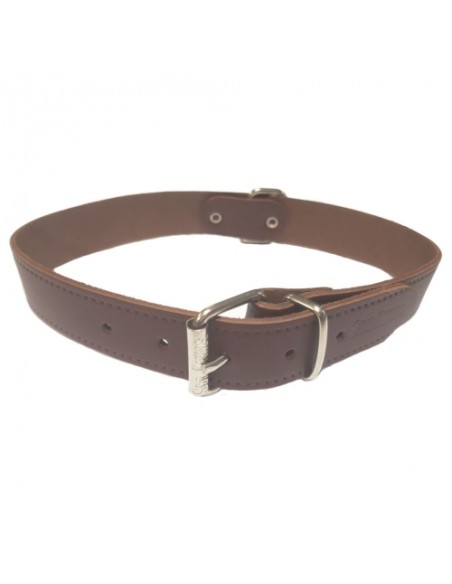 COLLAR CUERO LISO 40x700mm.NEGRO