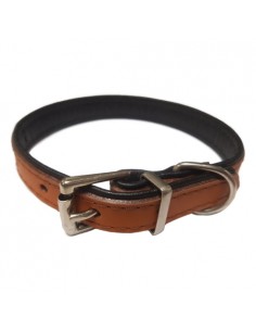 COLLAR CUERO PREMIER 20X400.NARANJA