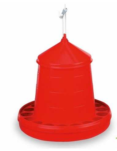 TOLVA PLASTICO AVE 4 KG. ROJO