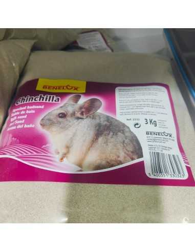 ARENA BAÑO CHINCHILLA 3 KG. Benelux
