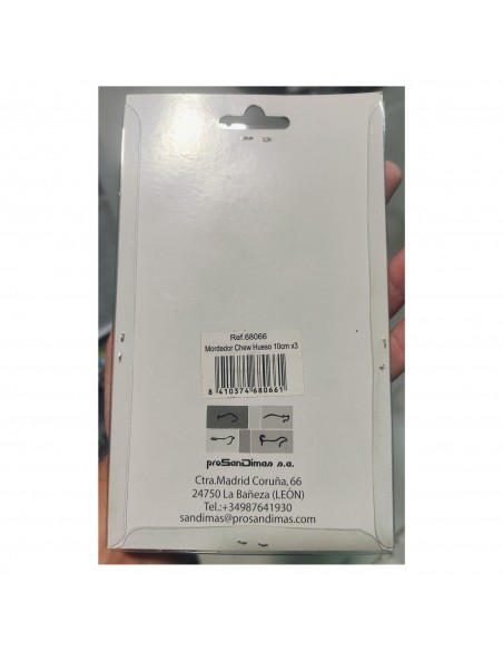 HUESO TRASLUCIDO 10cm.3 Piezas