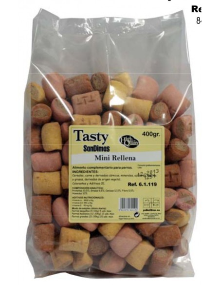 GALLETAS TASTY MINI RELLENAS 400 GR.SAN DIMAS