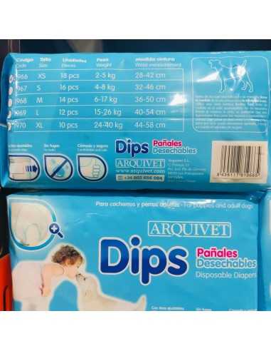 PAÑAL ARQUIDIPS TALLA S 16 pcs.