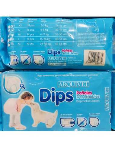 PAÑAL ARQUIDIPS TALLA S 16 pcs.