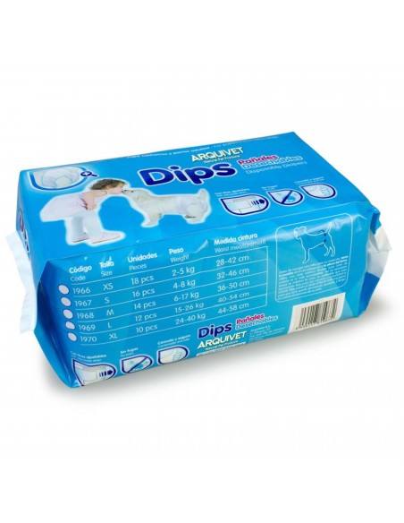 PAÑAL ARQUIDIPS TALLA M/ 14 piezas PAÑAL ARQUIDIPS TALLA M/ 14 piezas