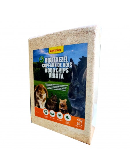 VIRUTA 4 KG. cama natural