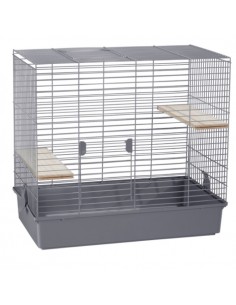 JAULA CHINCHILLA 270 GRIS 70x40x65 cm