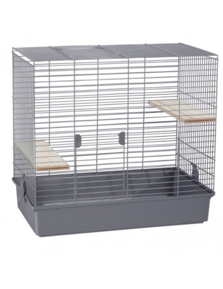 JAULA CHINCHILLA 270 GRIS 70x40x65 cm