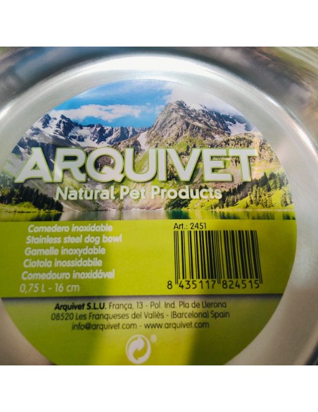 COMEDERO ACERO INOX.Nº4 2,80LT/25cm.
