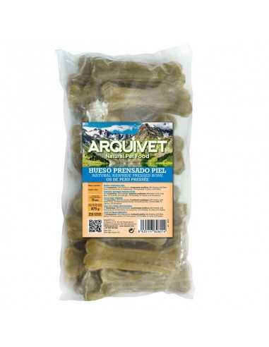 HUESO PRENSADO PIEL 11cm. Bolsa 25 uds.