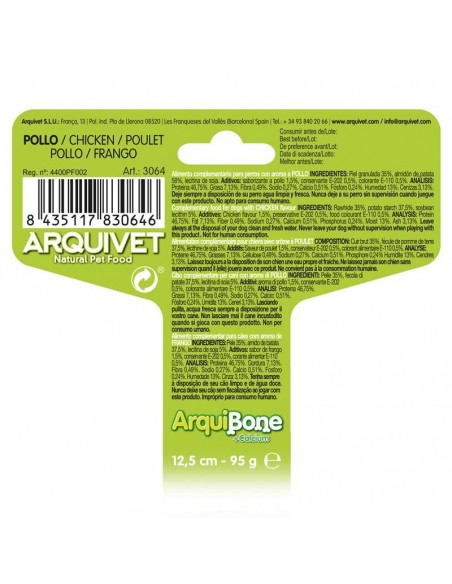 ARQUIBONE POLLO 12,5 CM ARQUIBONE POLLO 12,5 CM