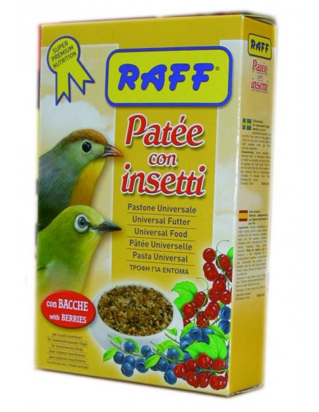 RAFF PATEE CON INSECTOS 400 GR.
