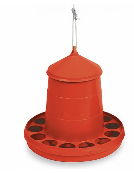 TOLVA PLASTICO AVE 2 KG. ROJO
