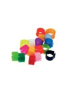 ANILLA PLASTICO GALLINAS 16MM.100UDS.