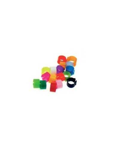 ANILLA PLASTICO GALLINAS 16MM.100UDS.