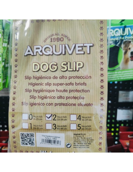 SLIP HIGIENICO PERRAS T-4 50-59cm.