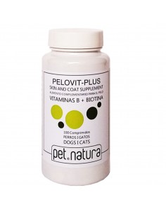 PELO VIT PLUS BIOTINA 60 Comprimidos.PetNatura