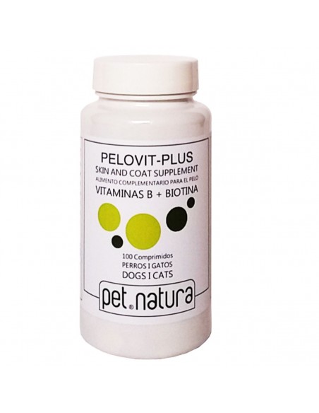 PELO VIT PLUS BIOTINA 60 Comprimidos.PetNatura