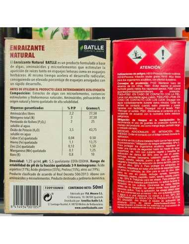 HORMONAS ENRAIZANTES Caja 50 ml.